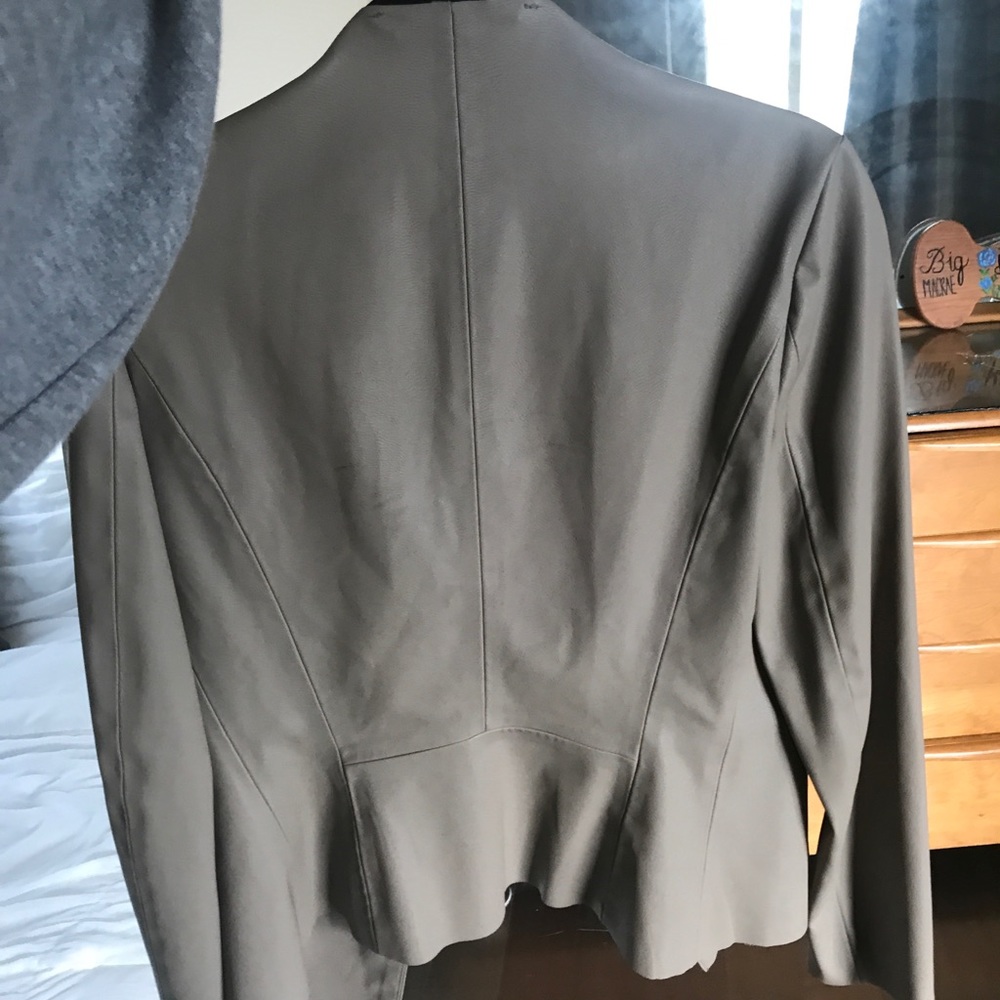 faux leather jacket from zara